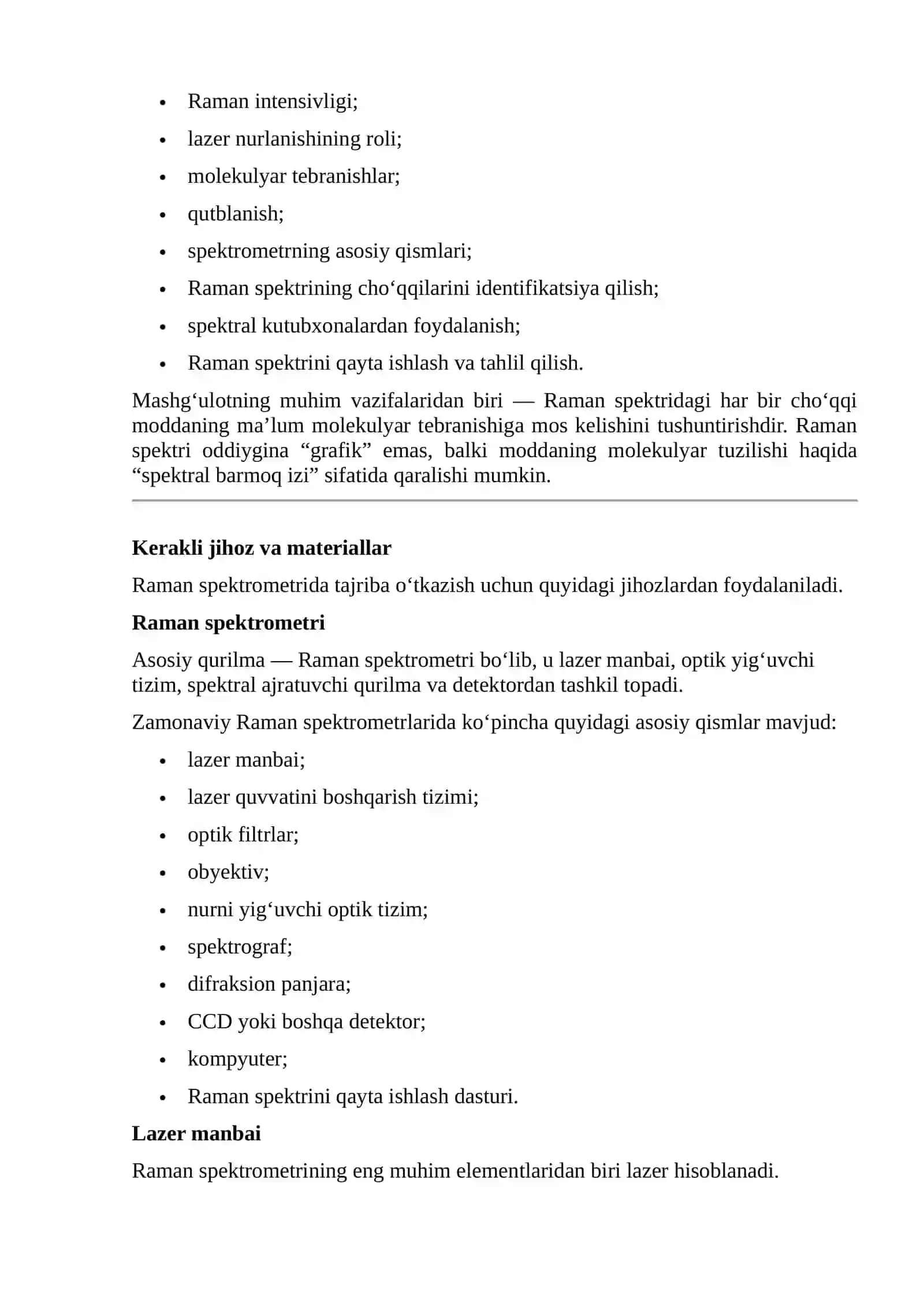 Raman spektometri 3