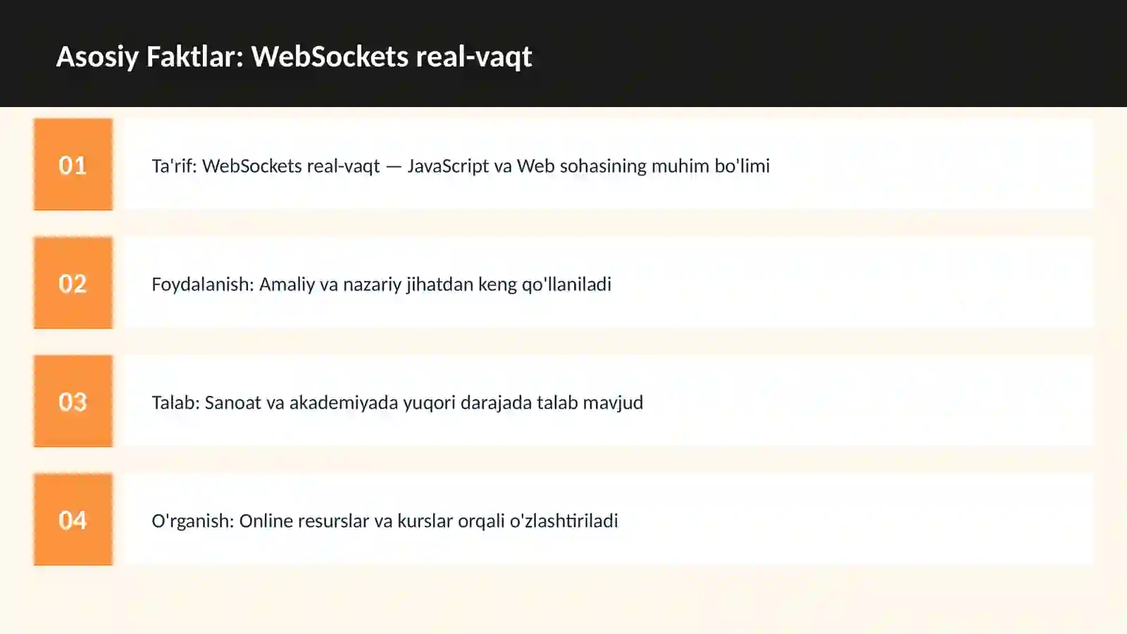 WebSockets real-vaqt 3