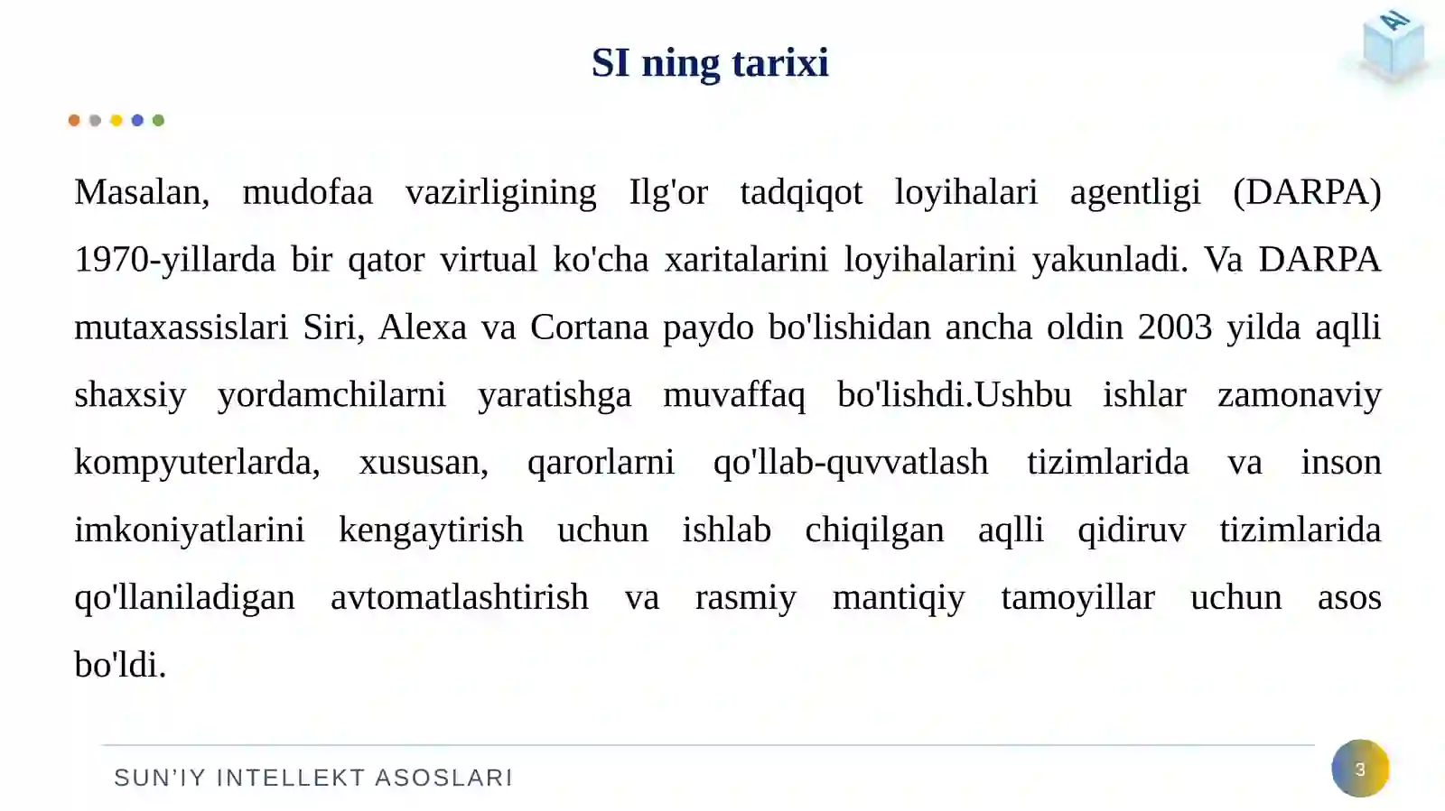 Sun'iy intellekt tarixi 3