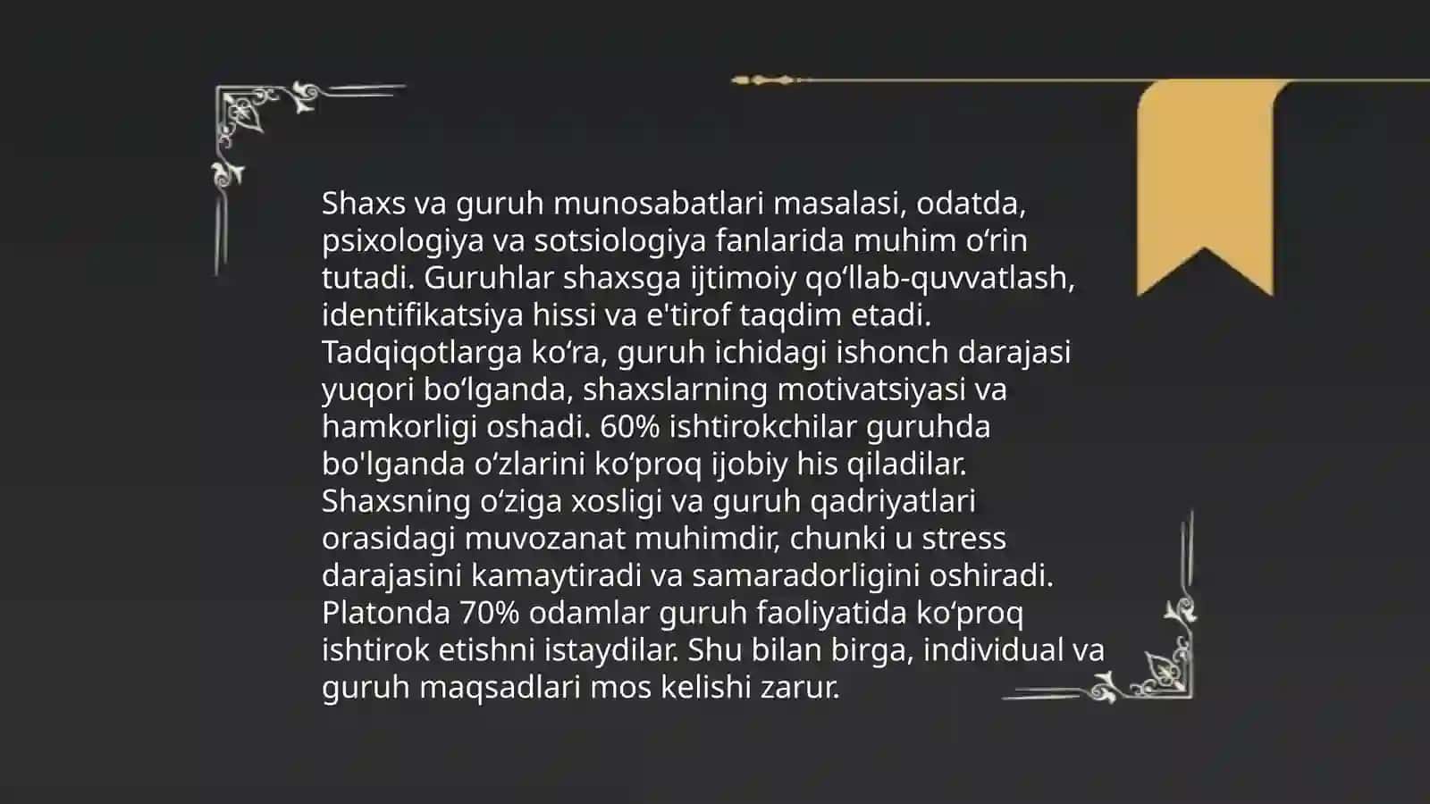 Sotsial psixologiyada asosiy tushunchalar 3