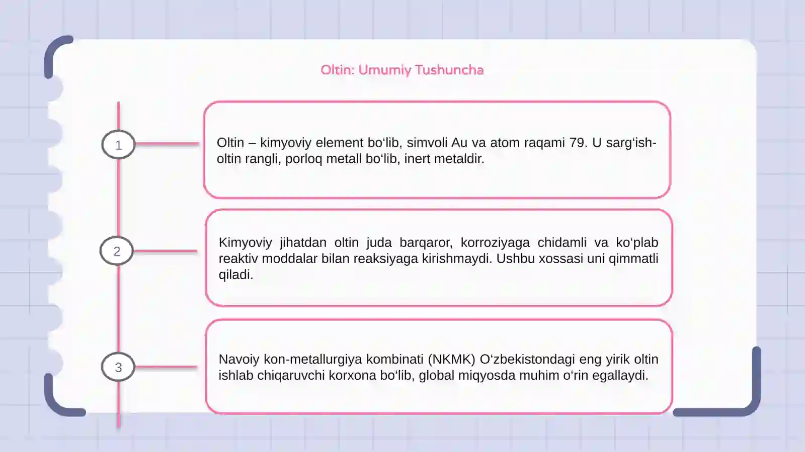 Oltin: Umumiy Tushuncha 3
