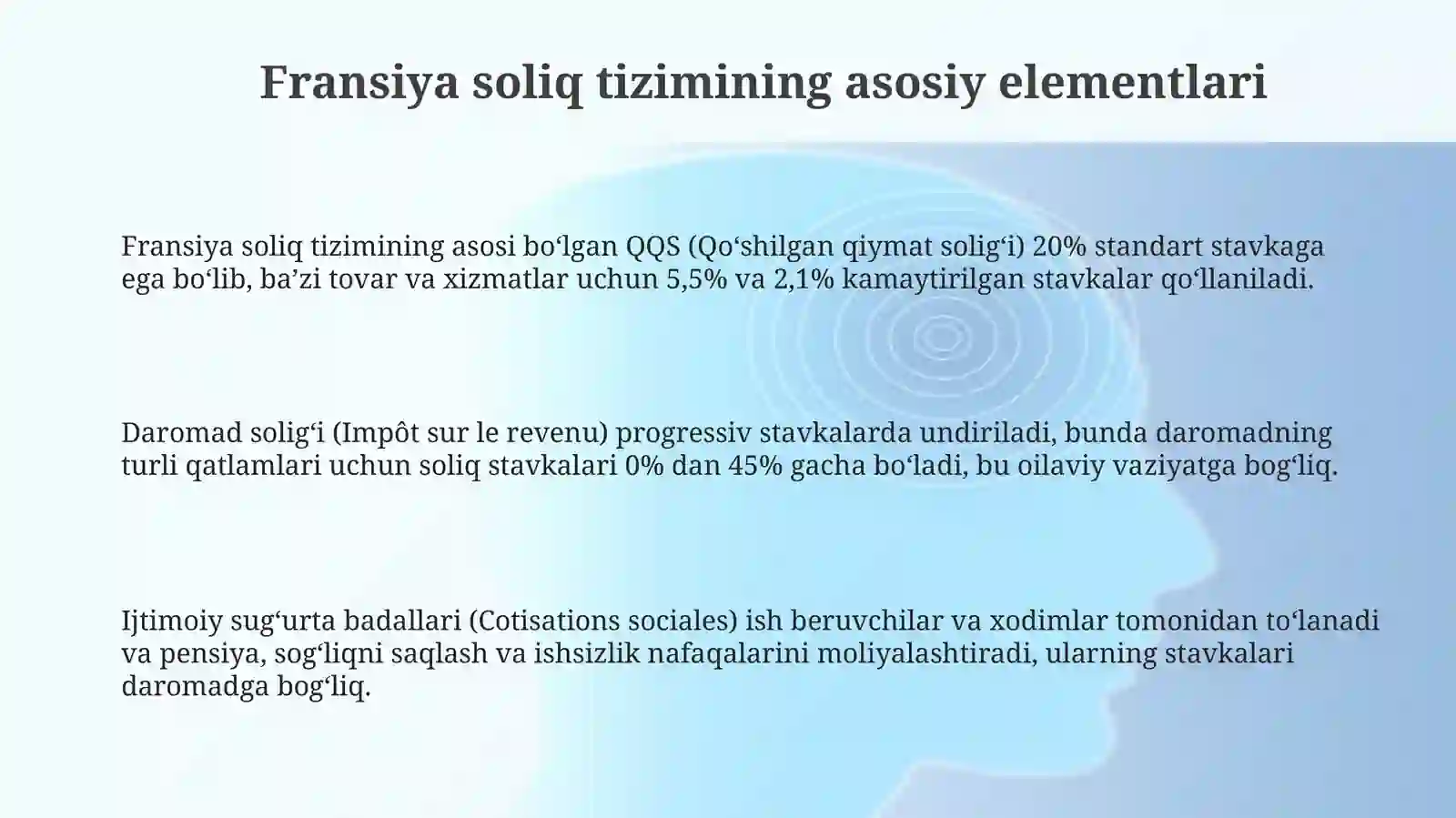 Fransuz soliq tizimi 3