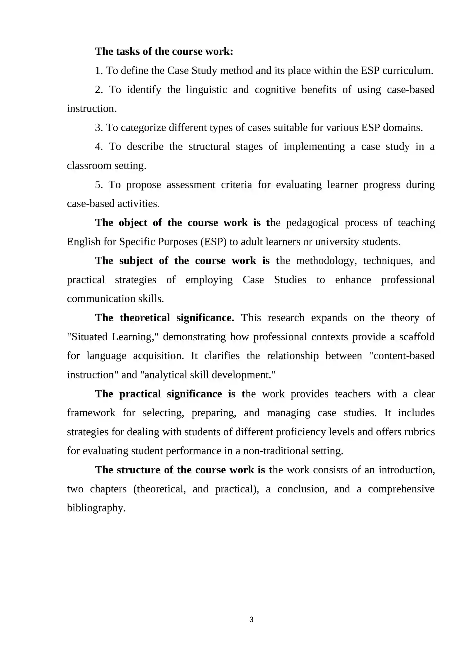 USING CASE STUDIES IN ESP TEACHING 3