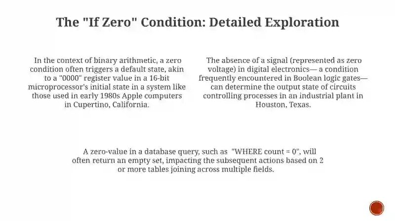 Conditional zero first second 3
