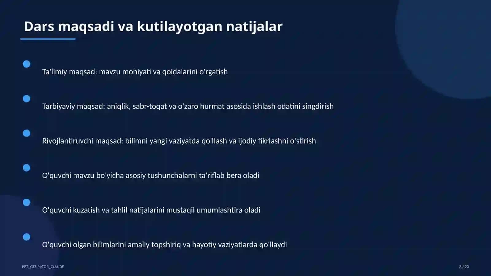 PISA tadqiqoti va matematik savodxonlik 3