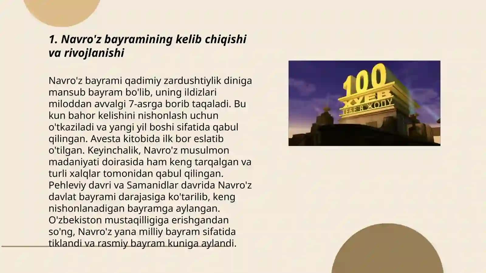 Navro'z bayramini kelib chiqishi va rivojlanishi 3