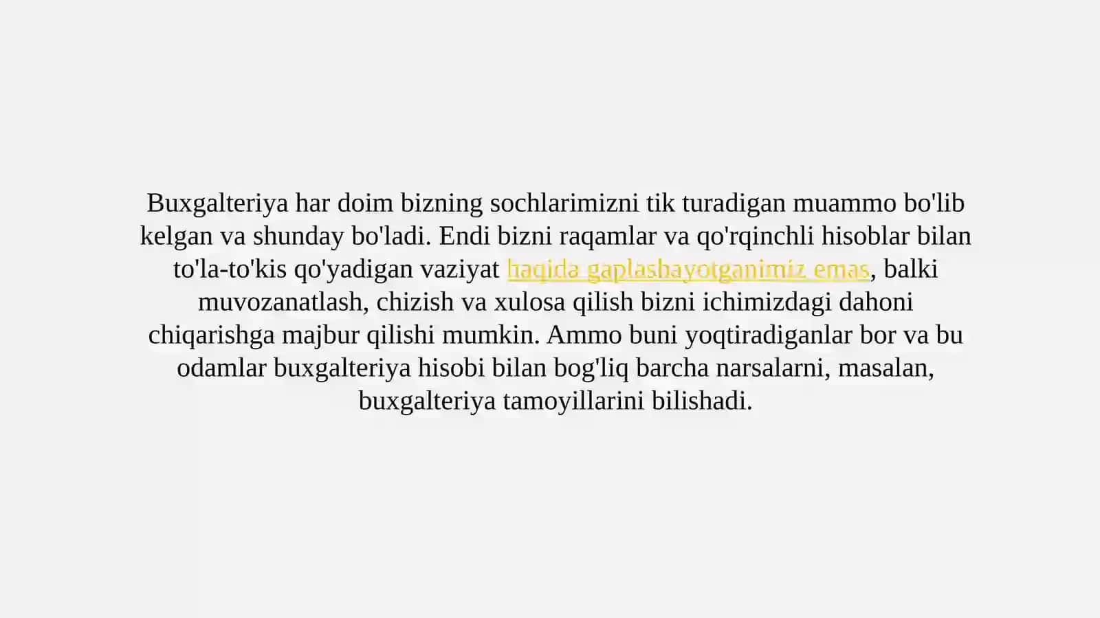 Buxgalteriya hisobini tashkil etish tamoyillari 3
