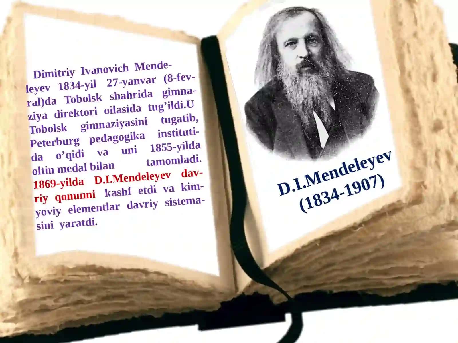 D.I.Mendeleyev davriy jadvali 3