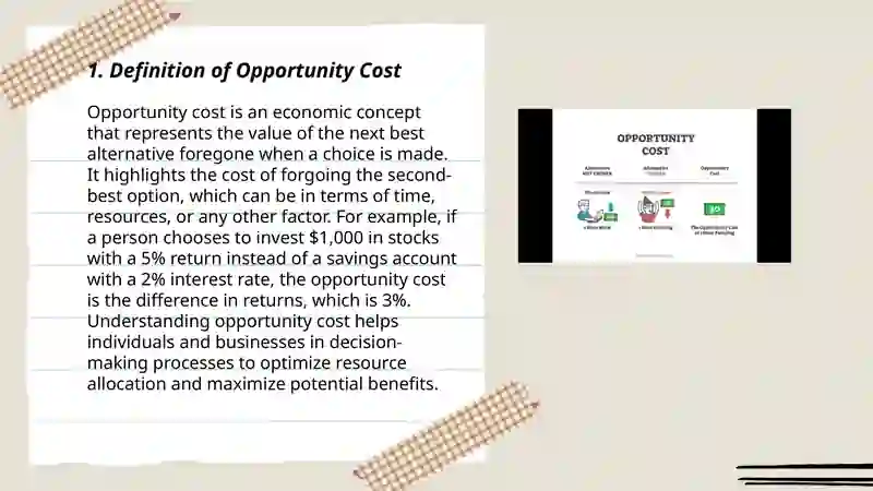 Opportunity Cost 3