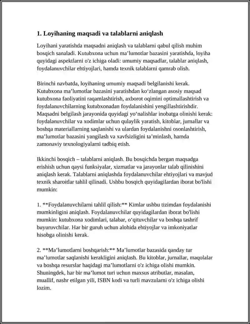 KUTUBXONA UCHUN MAʼLUMOTLAR BAZASINI YARATISH 3