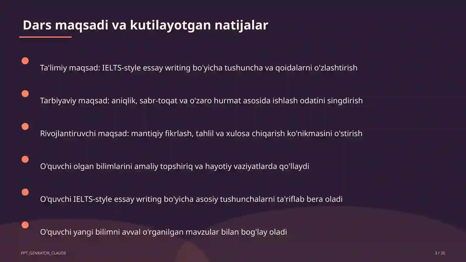 IELTS-style essay writing (11-sinf) 3