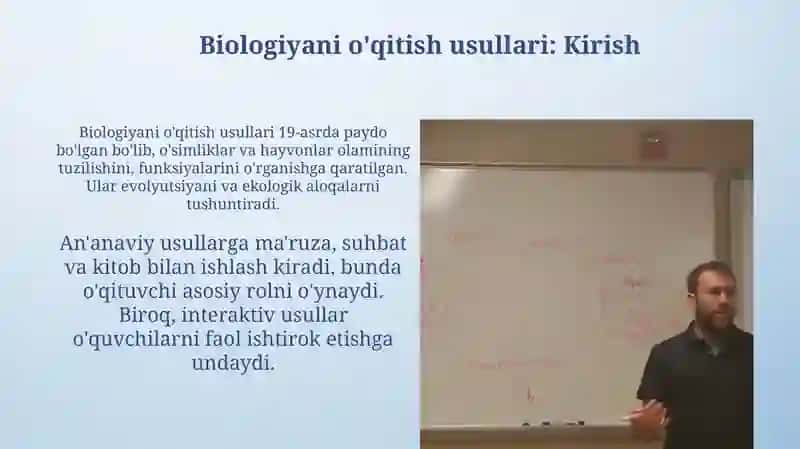 Biologiya oʻqitish metodlari va ularni klassifikatsiyasi 3