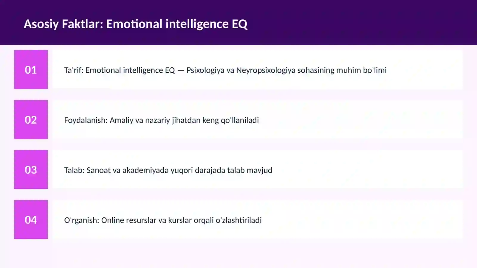Emotional intelligence EQ 3