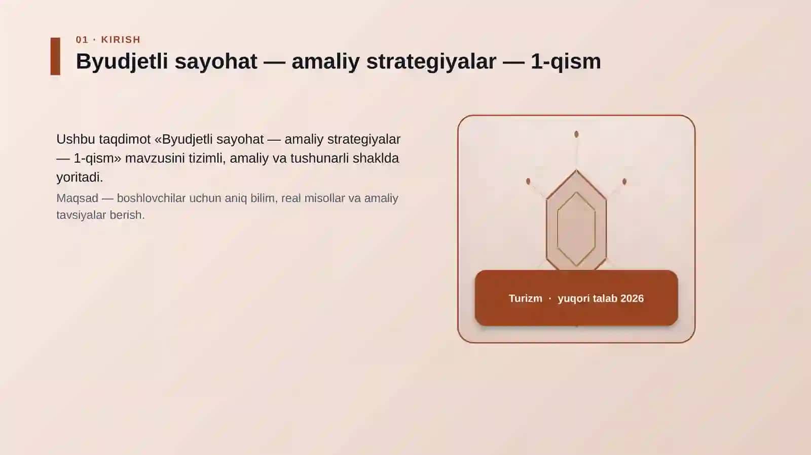 Byudjetli sayohat — amaliy strategiyalar — 1-qism 3