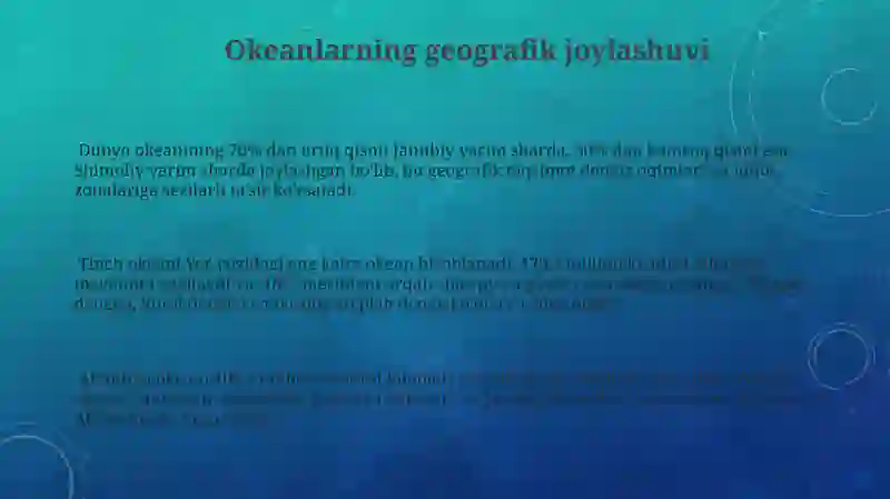 Dunyo okeani va undan foydalanish 3