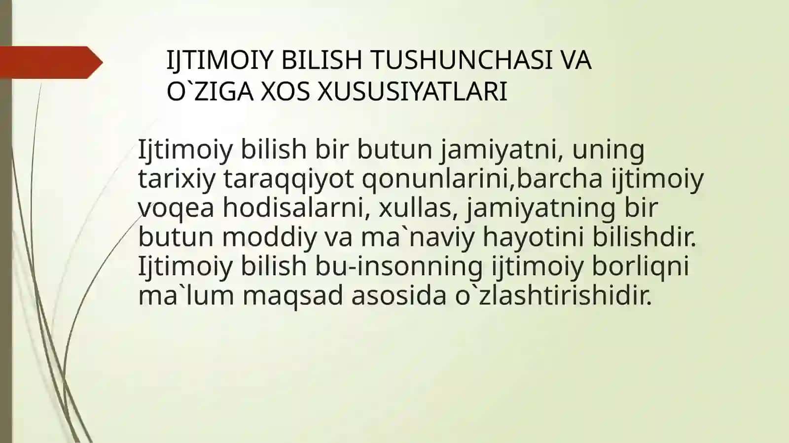 BILISHNING O`ZIGA XOS USULI SIFATIDA TUSHUNISHNING SIFATLI TADQIQOT SIFATI 3
