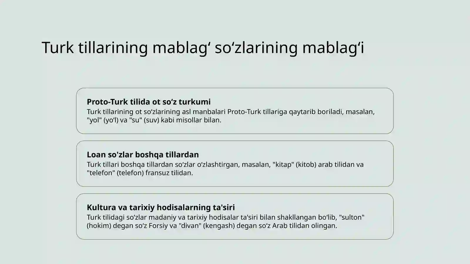 Eski oʻzbek tilida ot soʻz turkumi 3