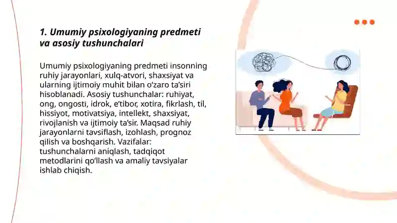 Umumiy psixologiya fanining predmeti va ilmiy tadqiqot metodlari 3