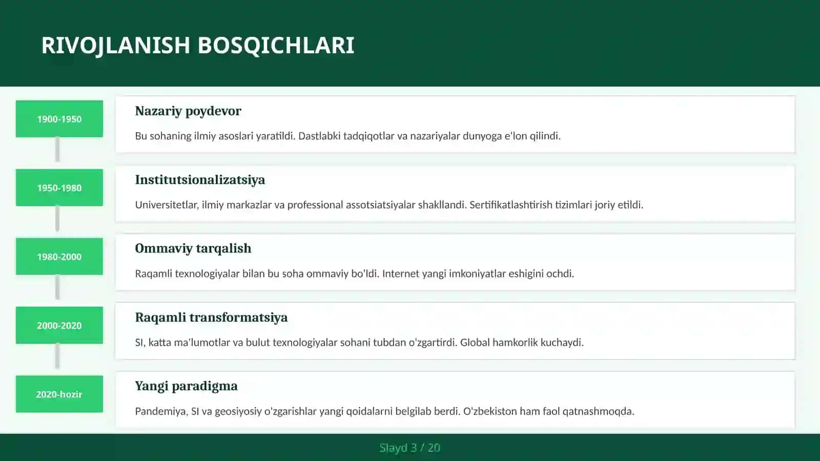 MUZEY MENEJMENTI VA EKSPONAT SAQLASH 3