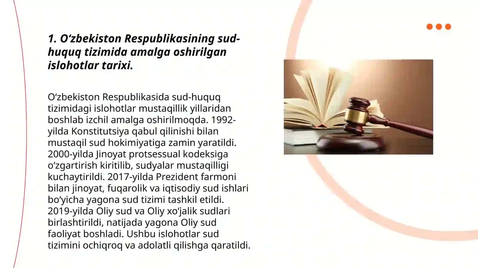 O‘zbekiston Respublikasining sud-huquq islohotlari 3