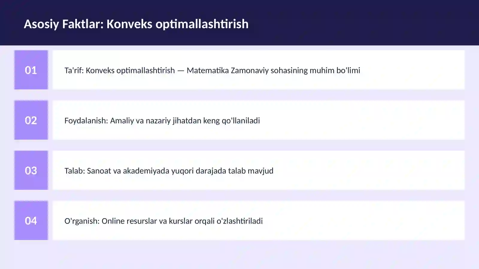 Konveks optimallashtirish 3