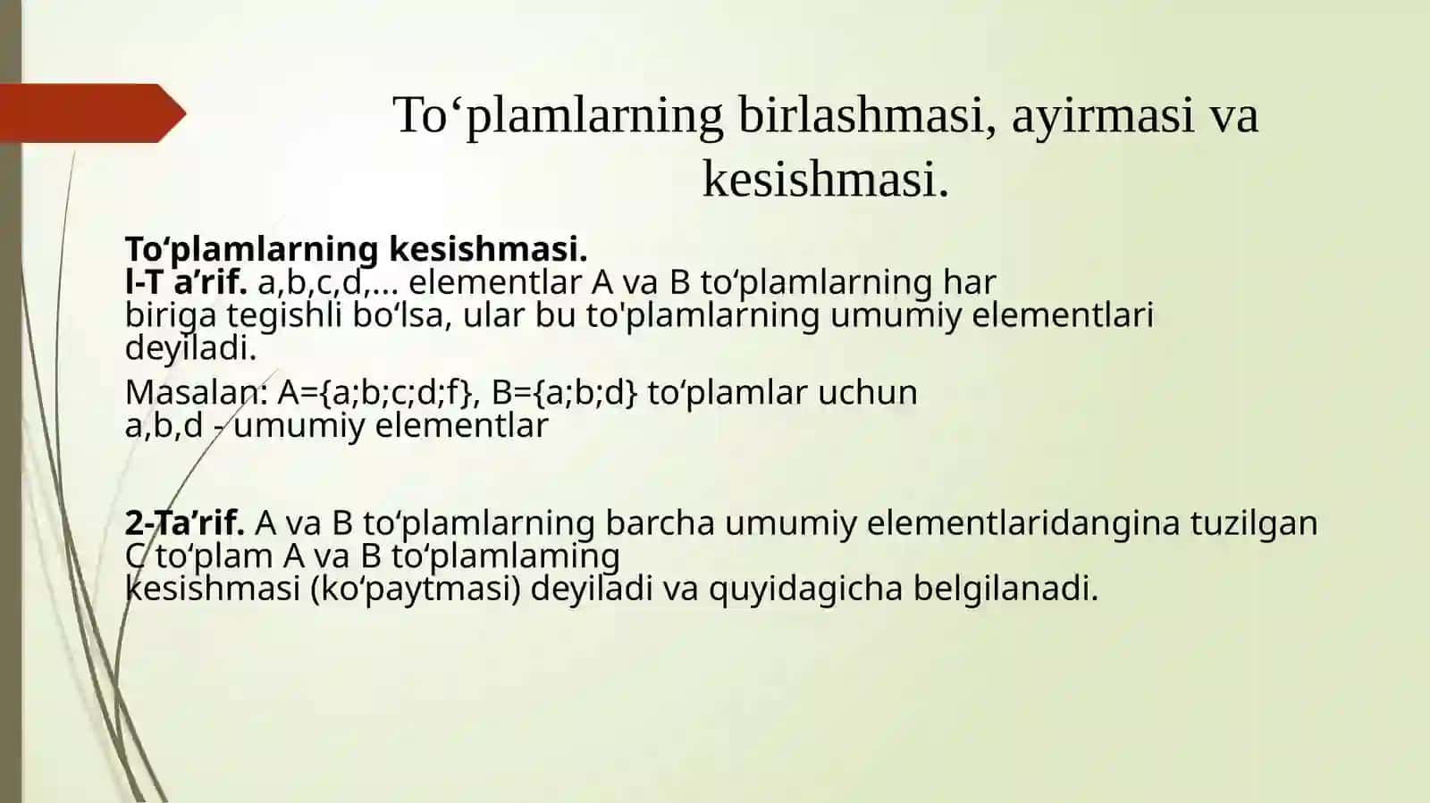 To‘plamlarvaularningelementlari 3