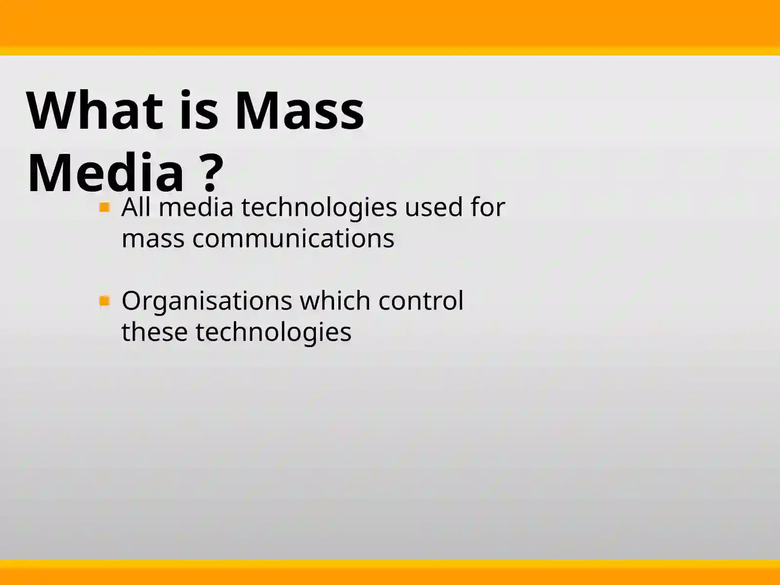 MASS MEDIA 3