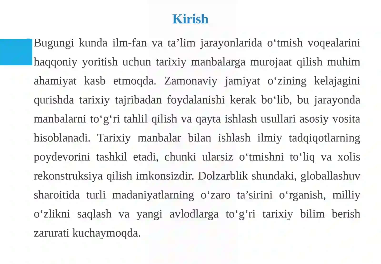 Tarixiy manbalarni tahlil qilish usullari 3