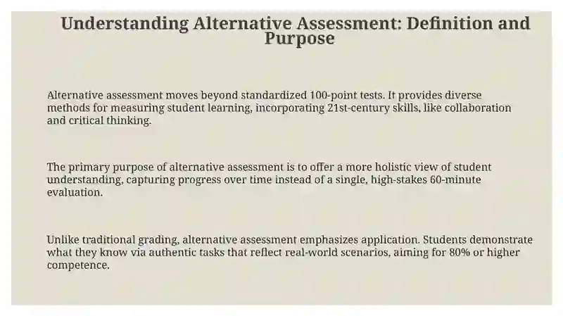 Alternative Assessment Methods 3