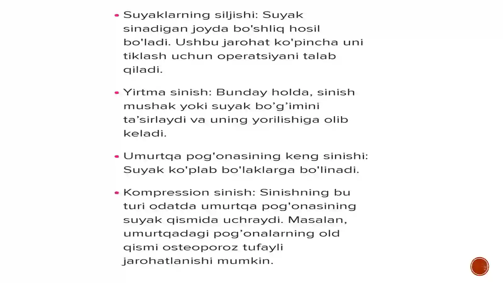 Suyak sinishi 3