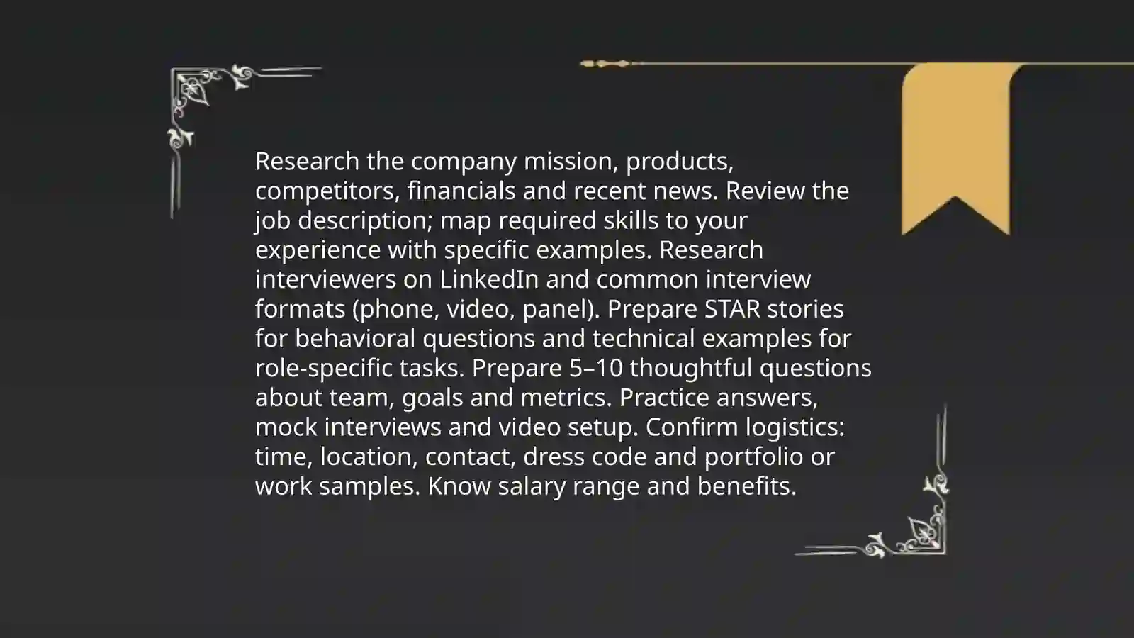Job interview preparation tips 3