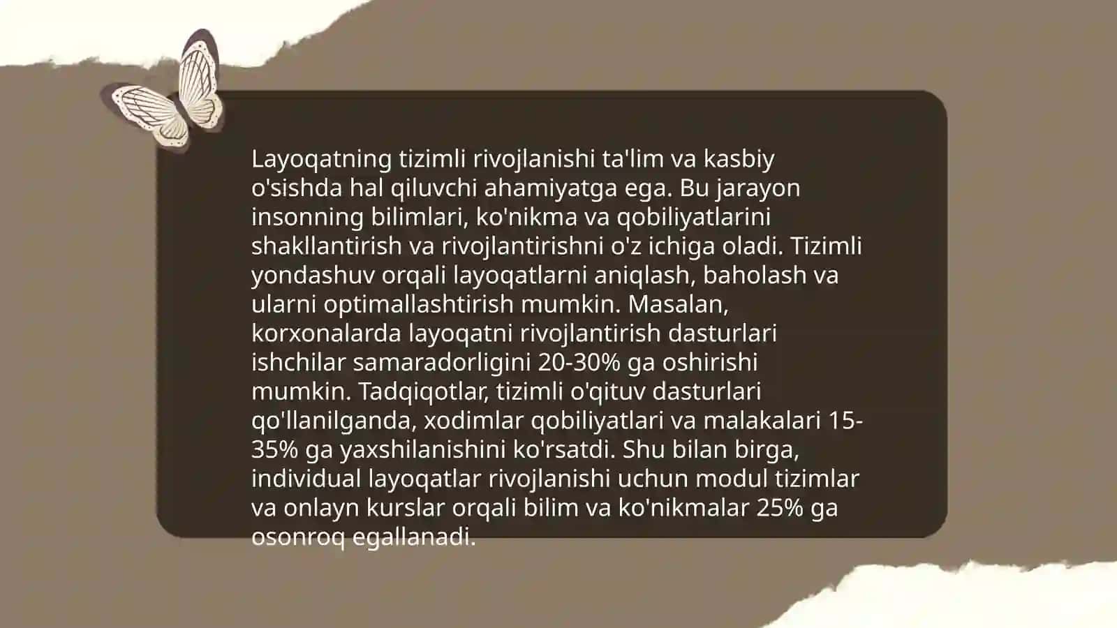 Layoqat va qobiliyat 3