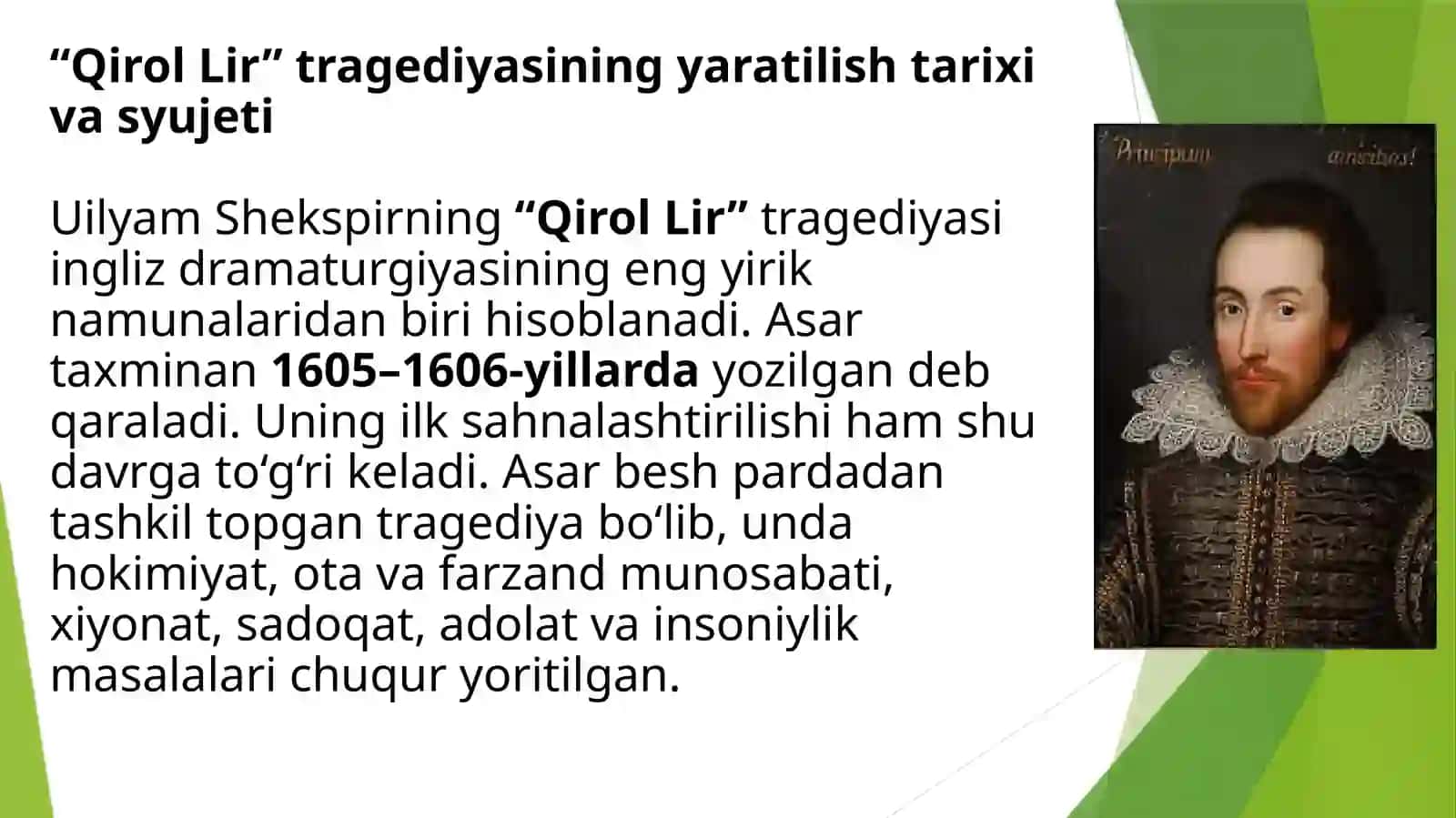 Shekspirning Qirol Lir tragediyasi tahlili 3