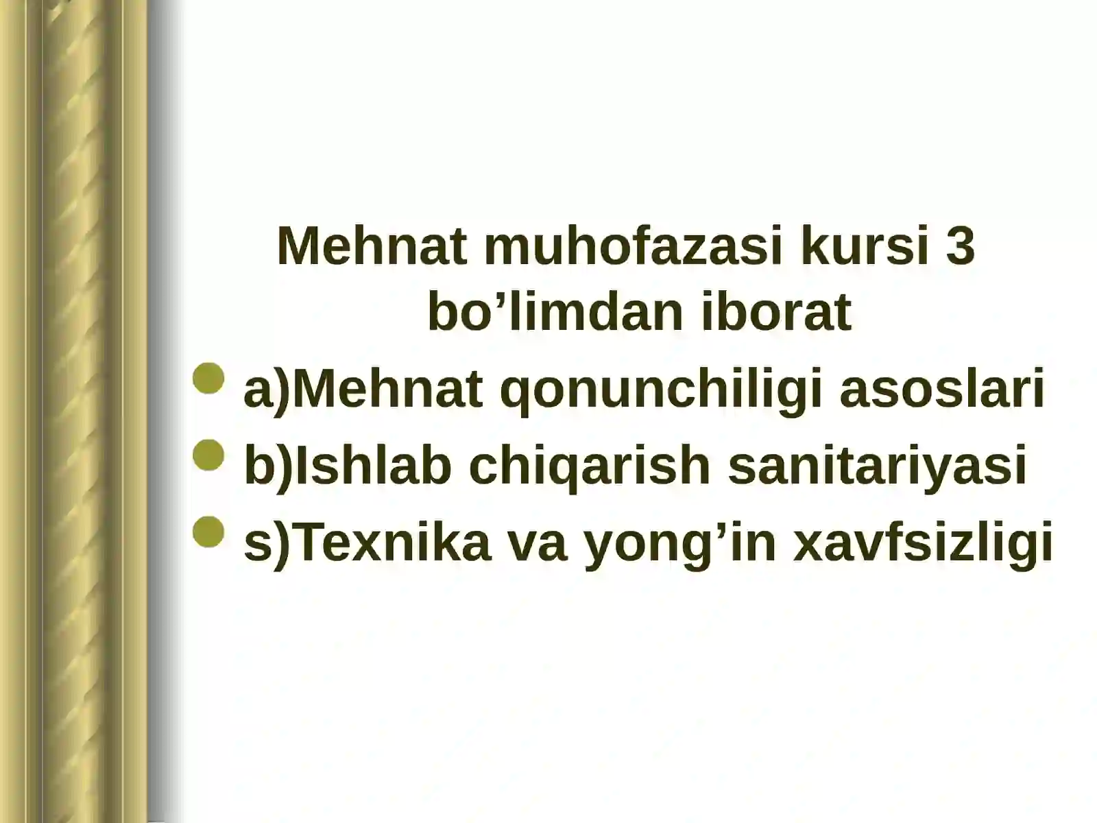 Texnika va yong'in xavfsizligi 3