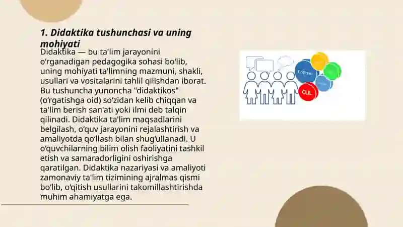 Didaktika pedagogik ta'lim nazariyasi sifatida 3