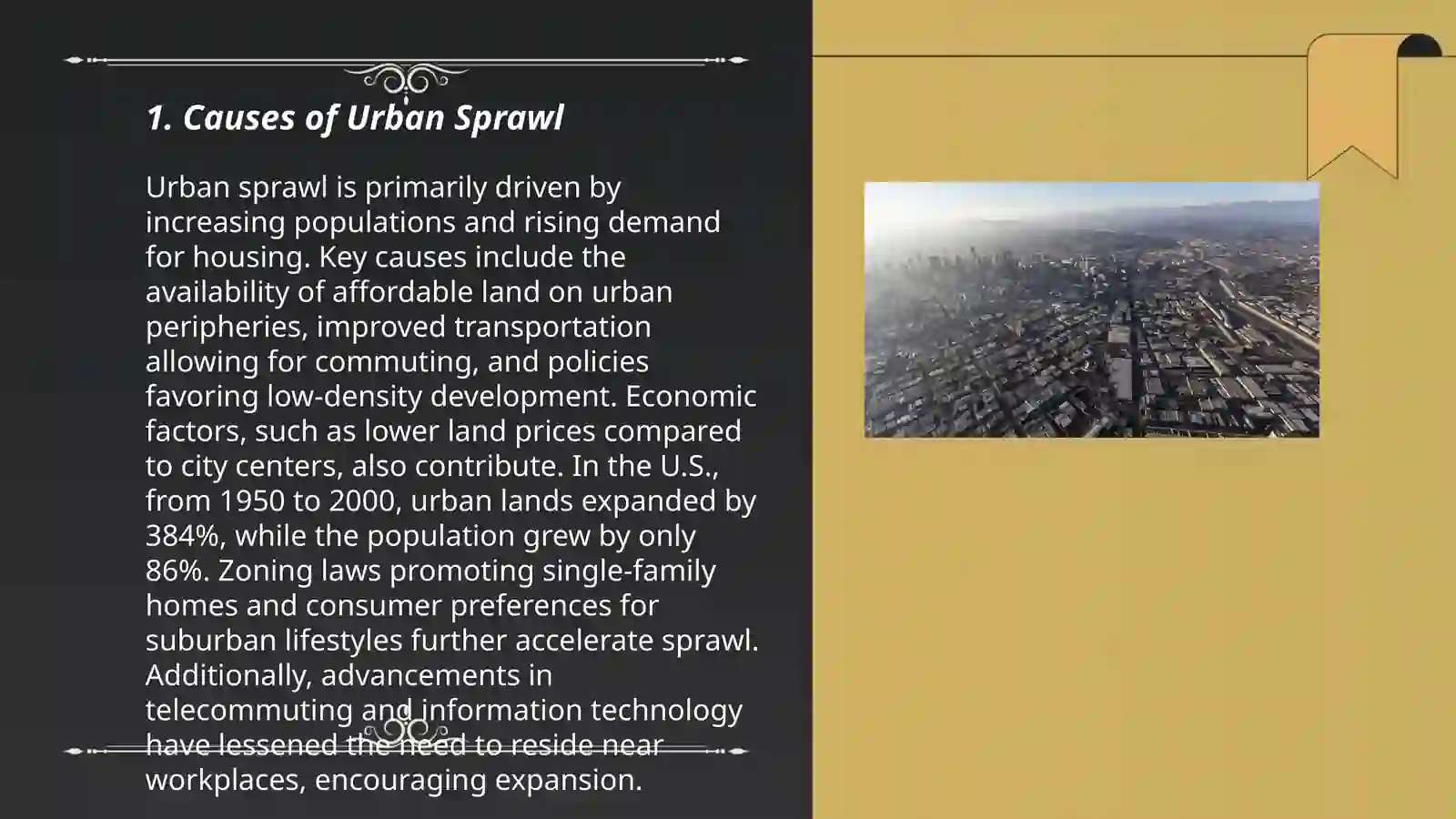 Urban sprawl 3