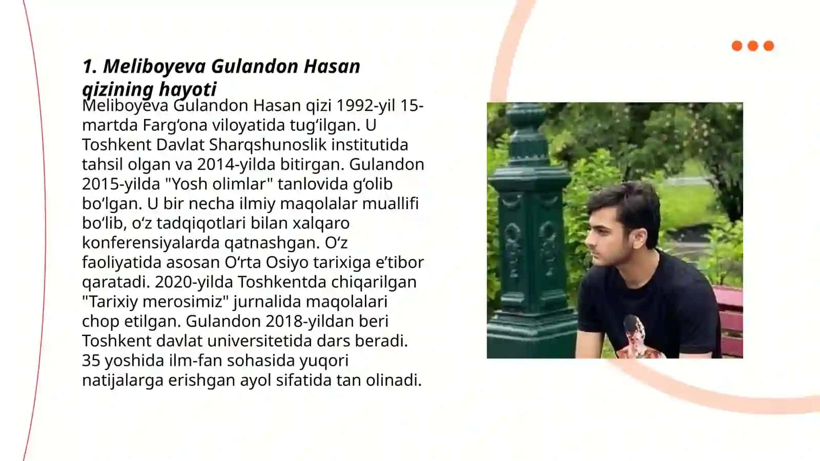 Meliboyeva Gulandon Hasan qizi 3