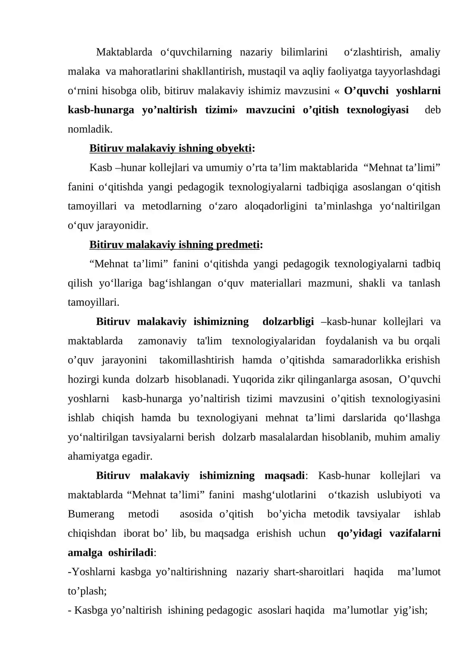 O’QUVCHI YOSHLARNI KASB-HUNARGA YO’NALTIRISH TIZIMI 3