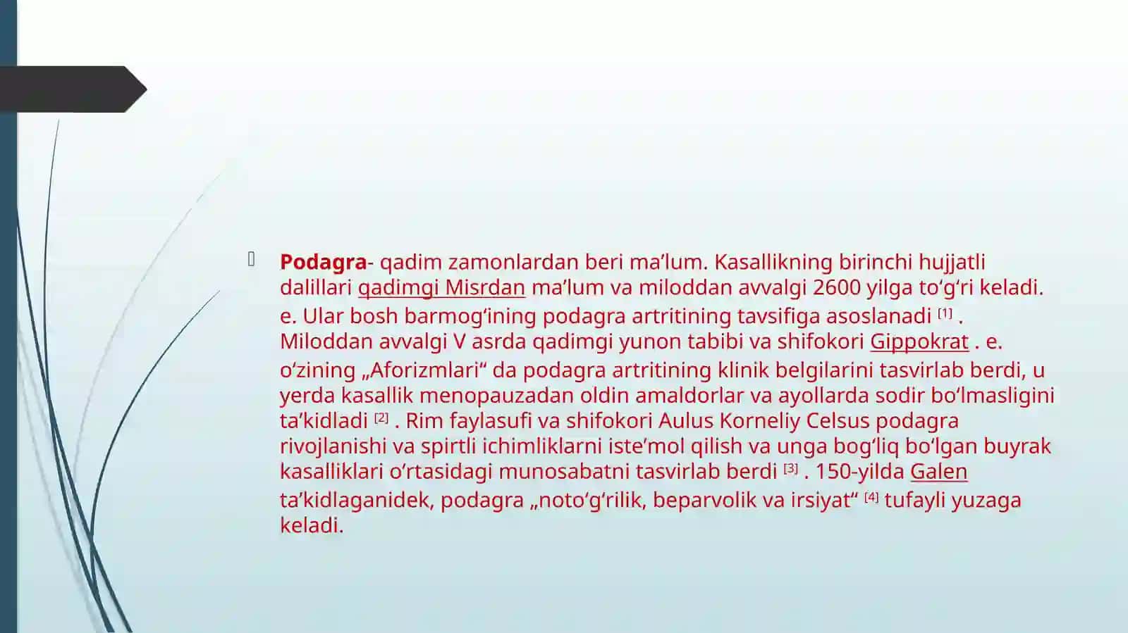 PODAGRA 3
