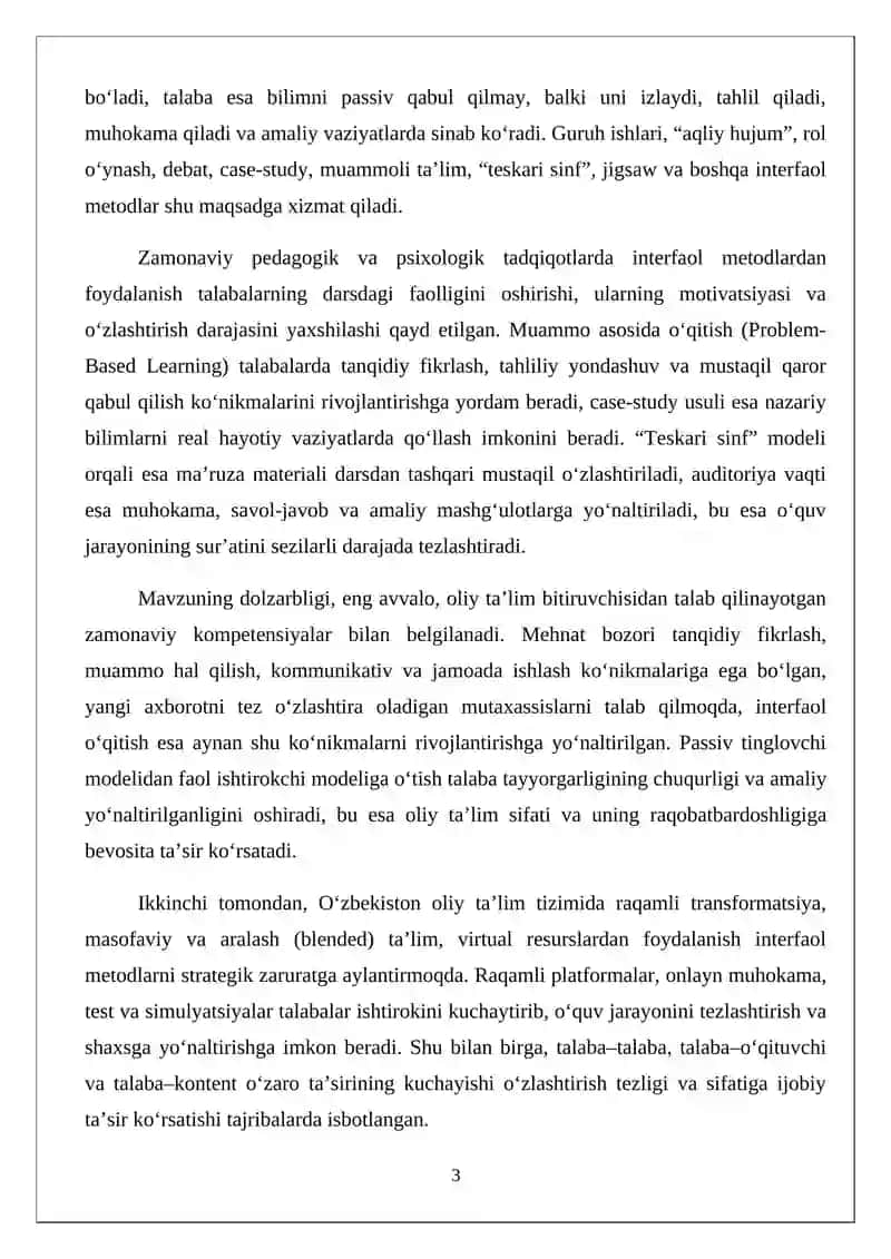 interaktiv ōqitishni oliy talimdagi ōrni 3