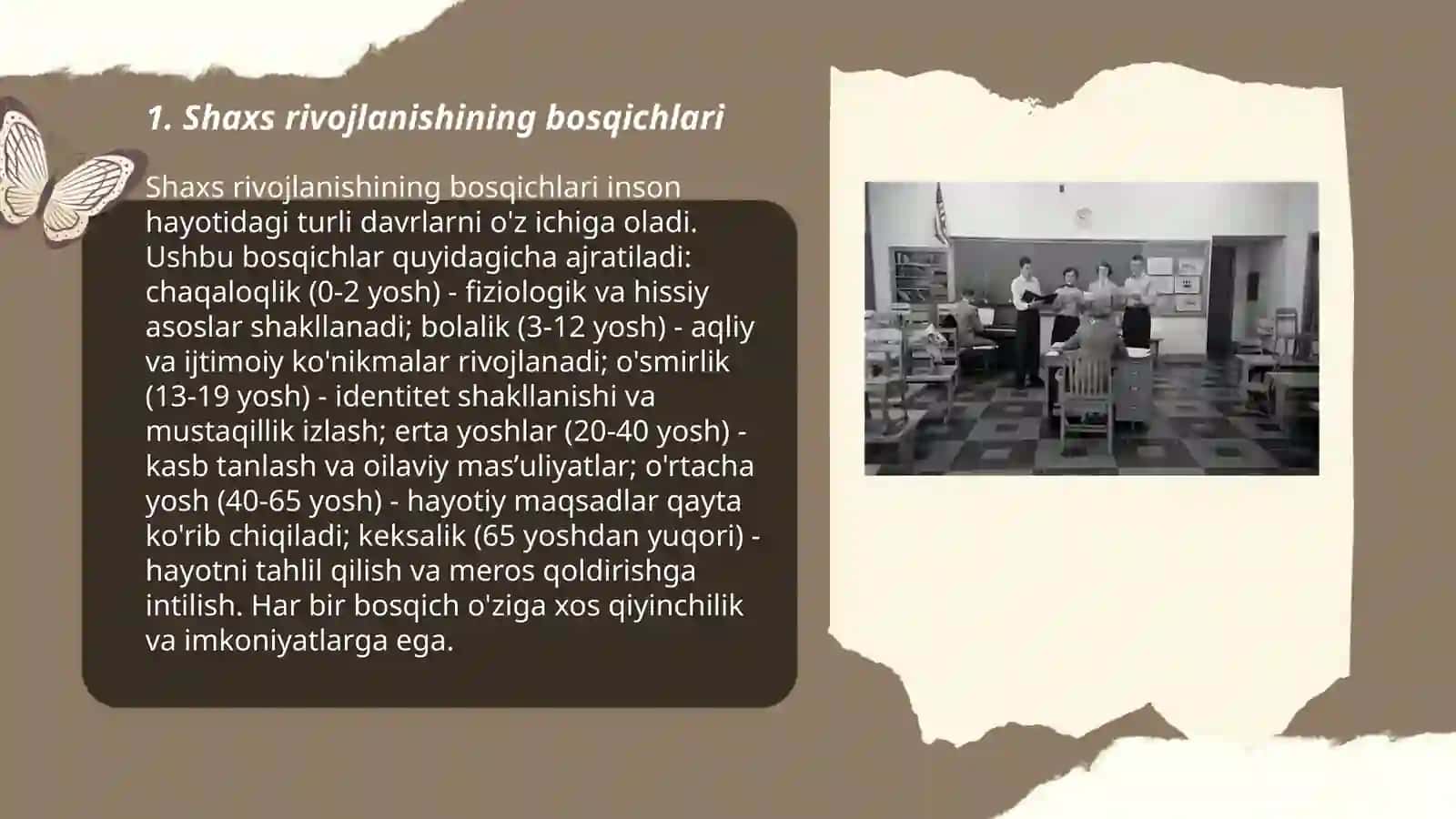 Shaxsning rivojlanish tarbiyasi va ijtimoiylashuvi 3