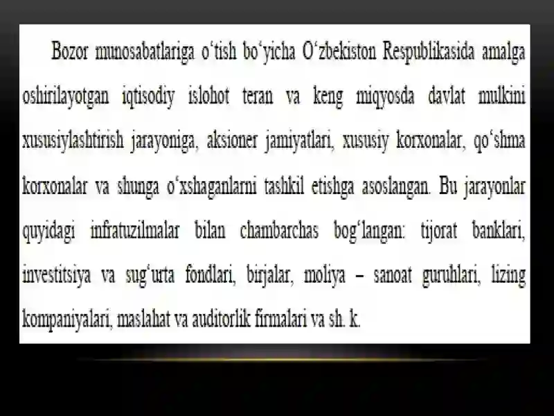 Qisqa muddatli investitsiyalar 3