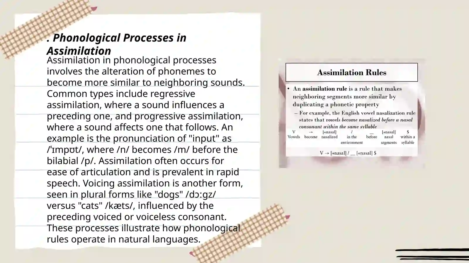 Assimilation and elision 3