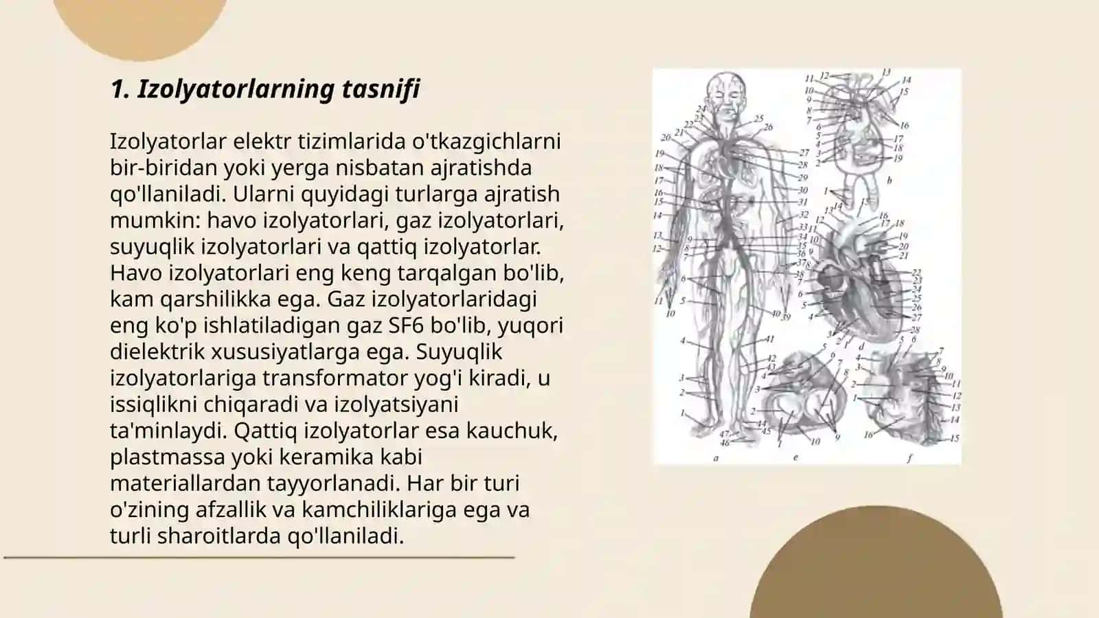 Izaliyatorlar va liniya armaturalarining tuzulishi 3
