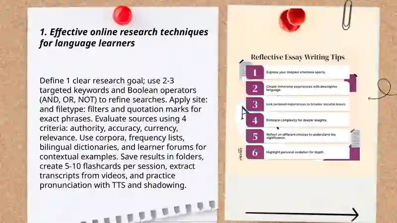 Effective online research techniques for language learners 3