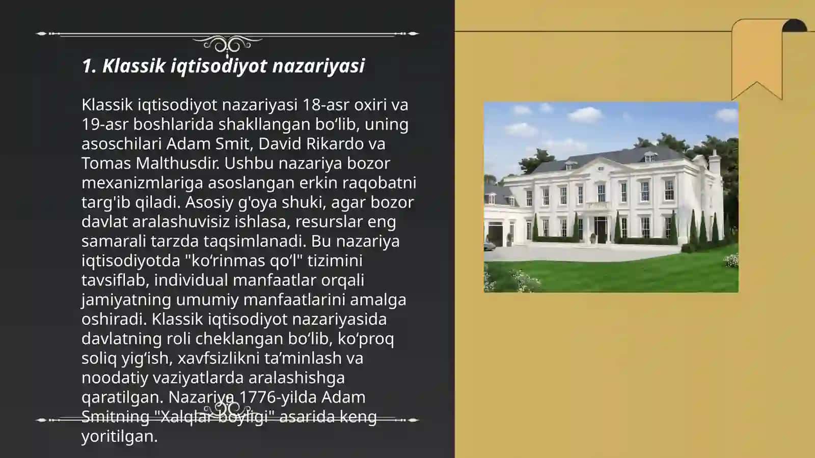 Klassik va neoklassik iqtisodiyot 3