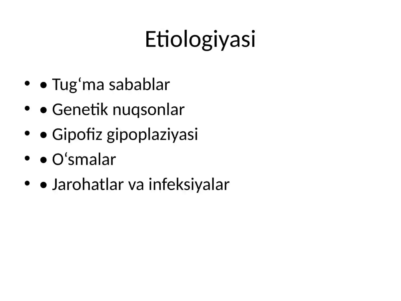 Gipofizar nanizm kasalligi 3