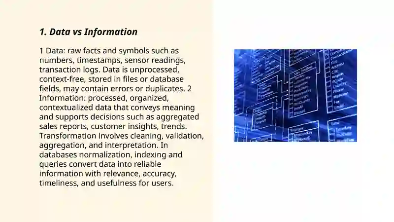 Database Basics and Data 3