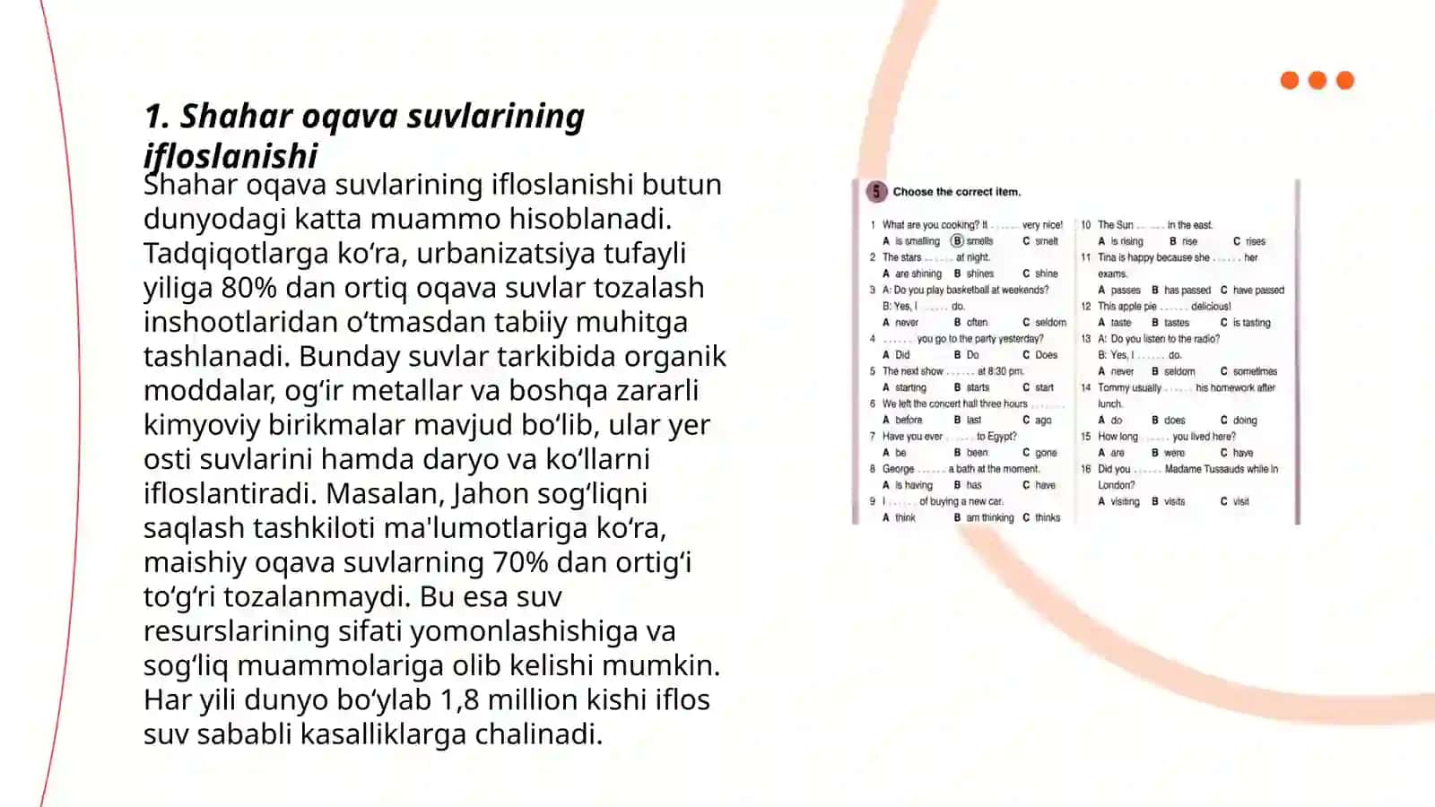 Shahar oqava suvlarining muammosi 3