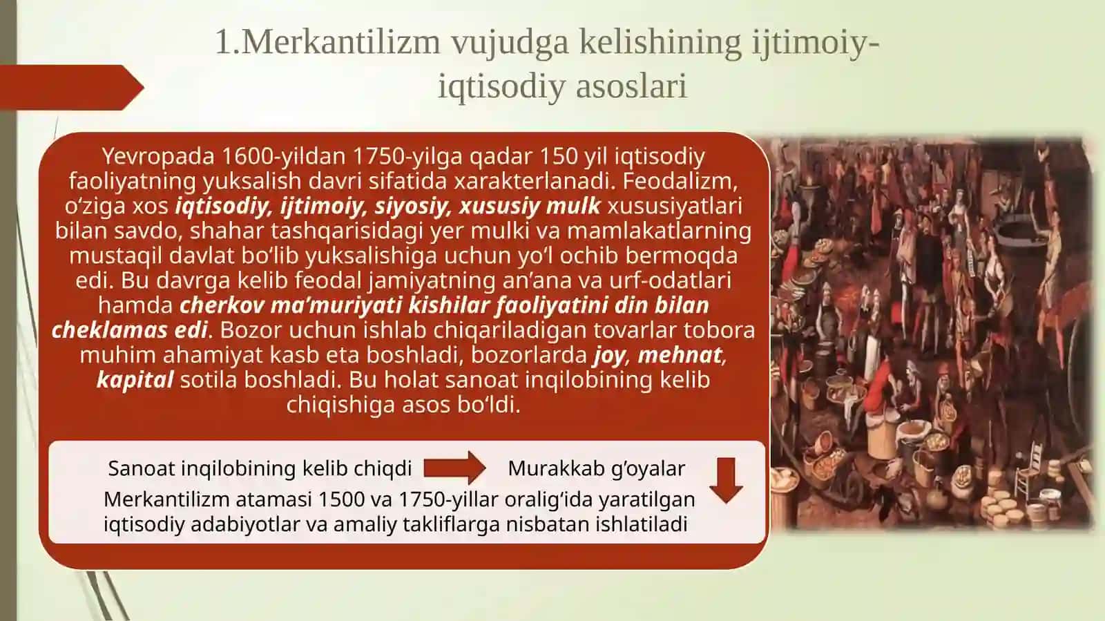 Merkantilizmiqtisodiyta'limotiningmohiyativaahamiyati.AngliyavaFransiyadaklassik(mumtoz)maktabningshakillanishi 3